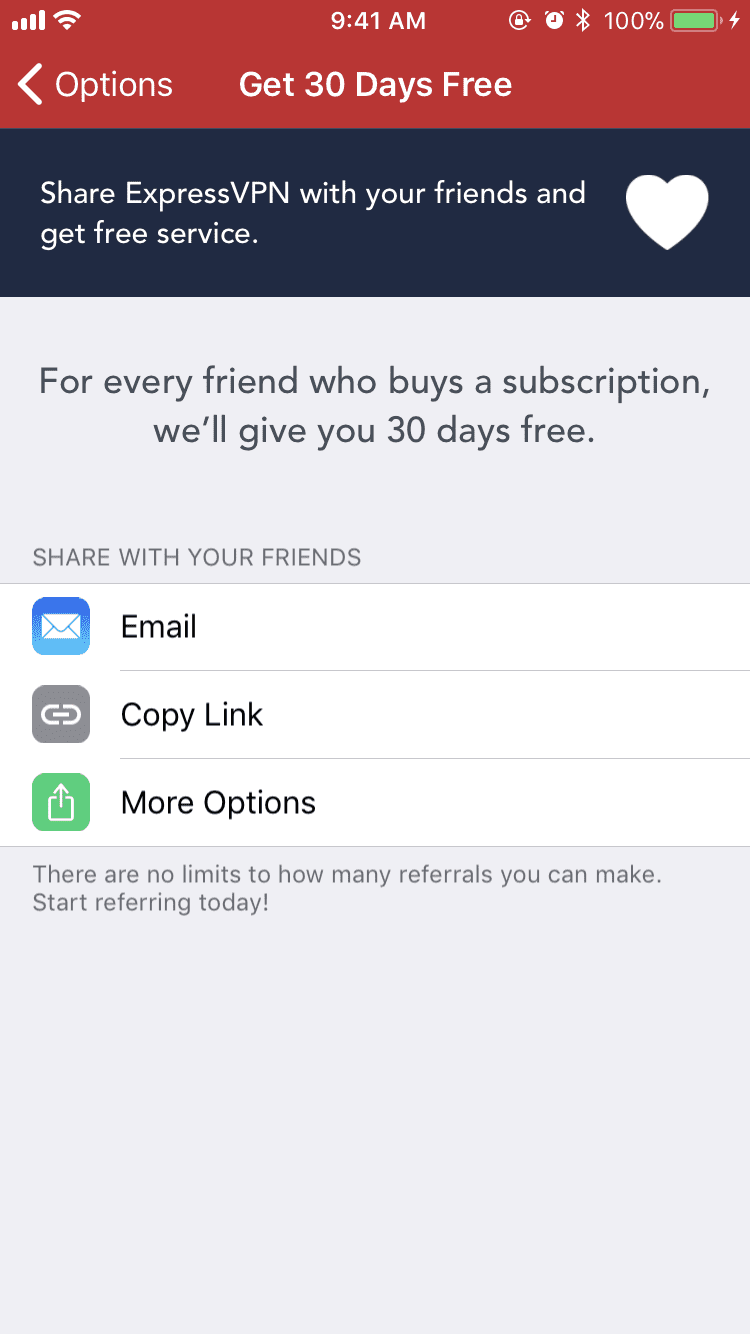 Get 30 days of free VPN.