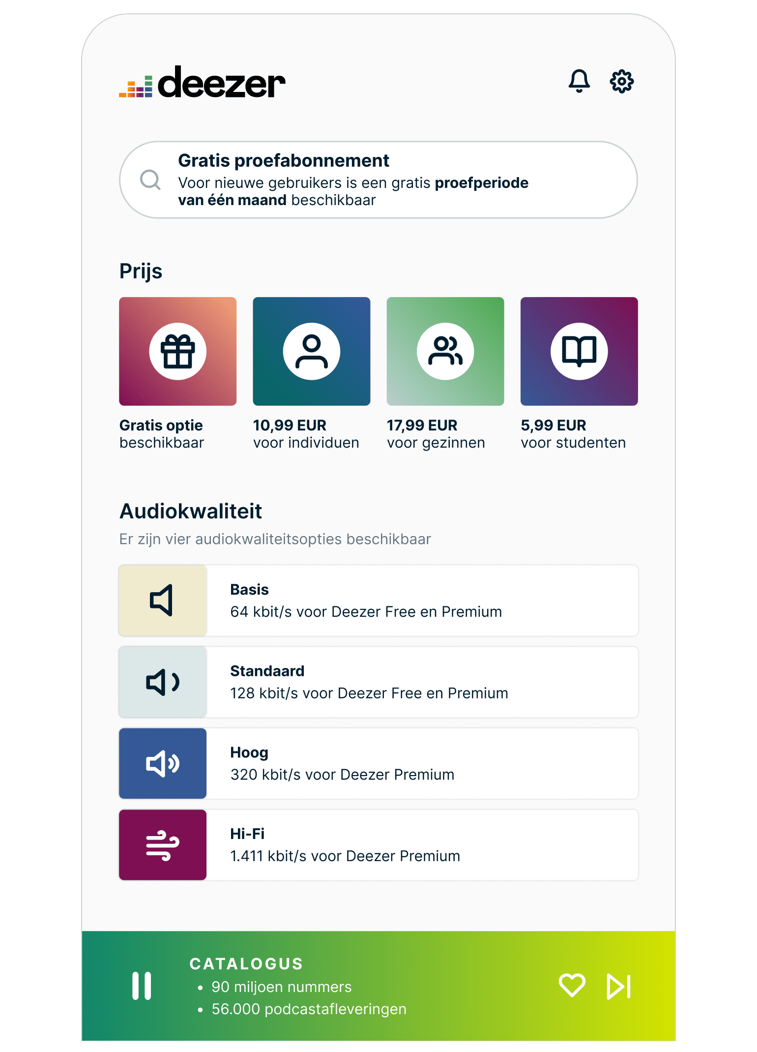Online muziek luisteren met Deezer